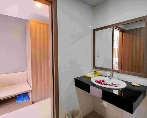 Phòng tắm tại Rigel Hotel Nha Trang