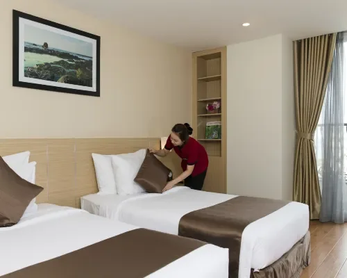 Phòng nghỉ tại Sao Việt Nha Trang Hotel – góc 3