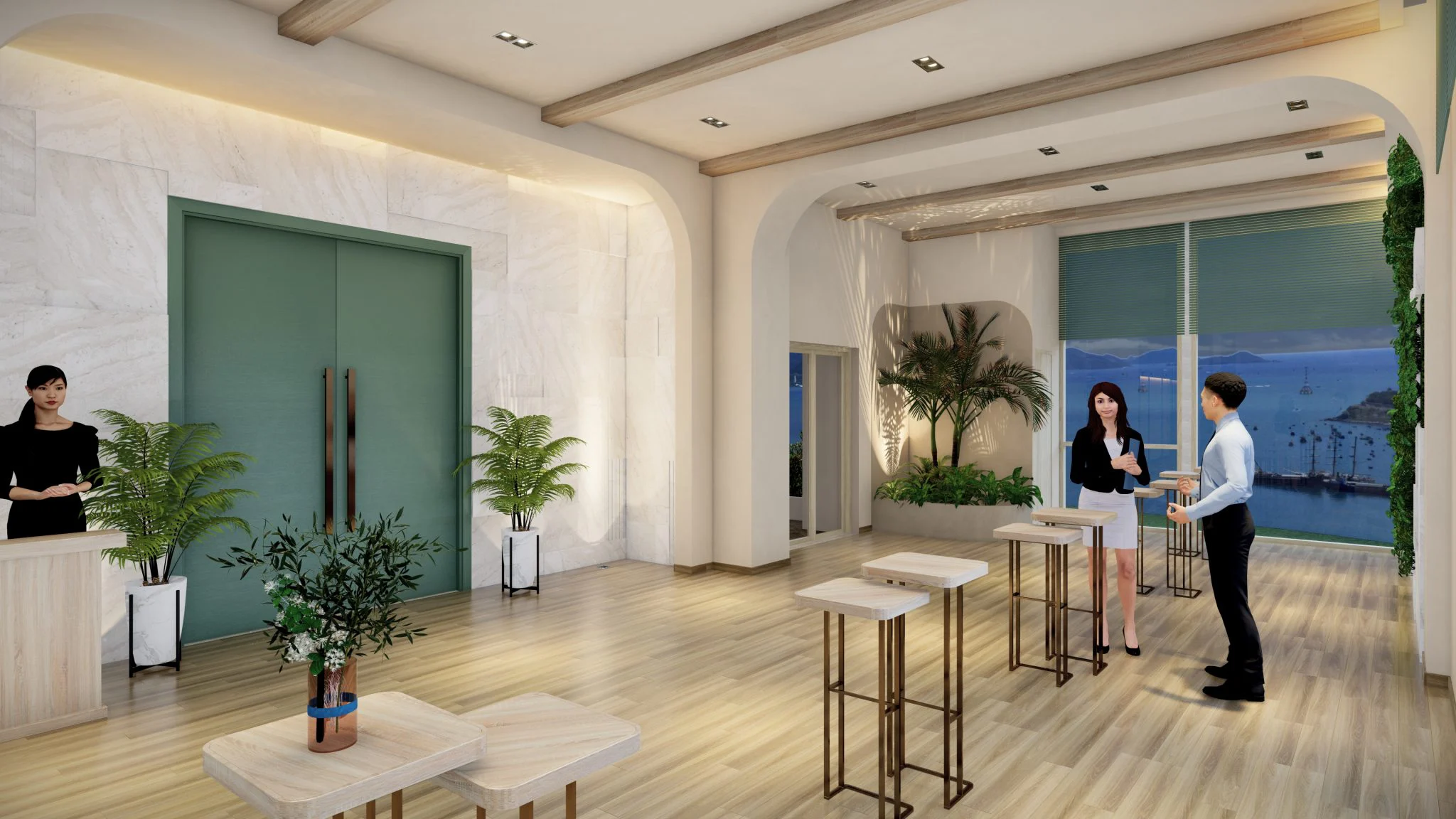 Sảnh và khu đón khách tại Seaesta Nha Trang Hotel – góc 2