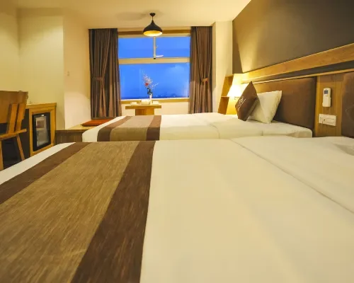 Phòng hai giường tại Seasing Boutique Hotel Nha Trang