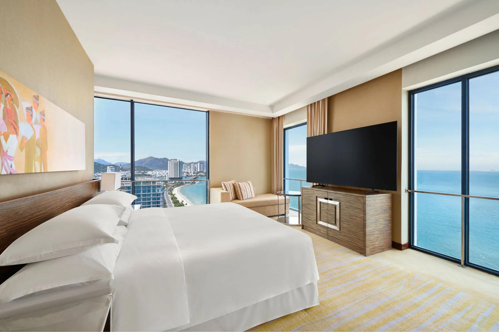 Phòng hai giường trong căn hộ Sheraton