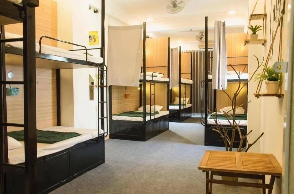 Giường dorm sáu giường tại Tabana Hostel Nha Trang
