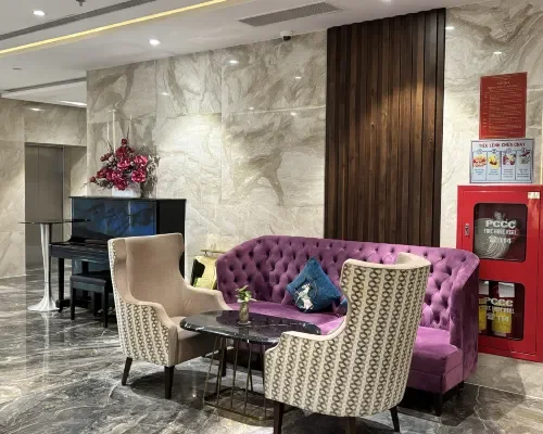 Sảnh và khu đón khách tại The Art Nest Hotel Nha Trang – góc 3