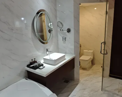 Phòng tắm tại TND Hotel Nha Trang – góc 3