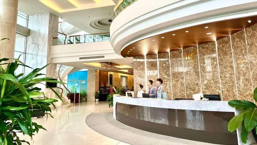 Sảnh và khu đón khách tại TTC Hotel Michelia Nha Trang