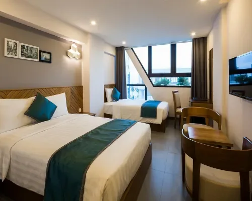 Phòng nghỉ tại Venue Hotel Nha Trang – góc 2