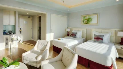 Phòng nghỉ tại Vinpearl Beachfront Nha Trang – góc 5