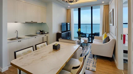 Phòng nghỉ tại Vinpearl Beachfront Nha Trang – góc 11