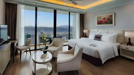 Phòng nghỉ tại Vinpearl Beachfront Nha Trang