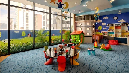 Khu vực dành cho gia đình tại Vinpearl Beachfront Nha Trang