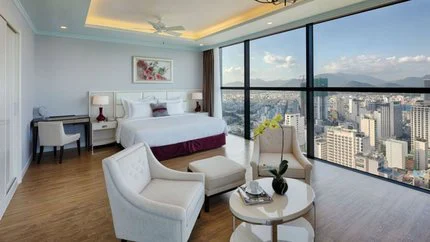 Phòng nghỉ tại Vinpearl Beachfront Nha Trang – góc 7