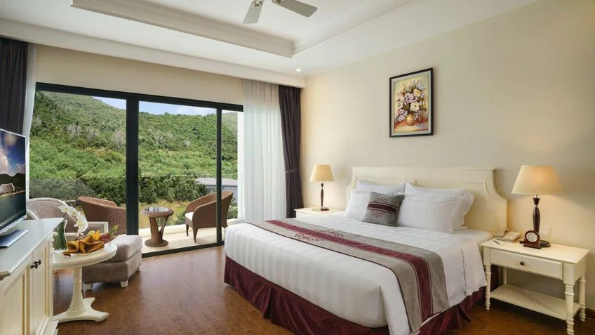 Phòng nghỉ tại Vinpearl Resort & Spa Nha Trang Bay