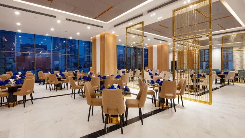 Không gian ăn uống tại Virgo Hotel Nha Trang