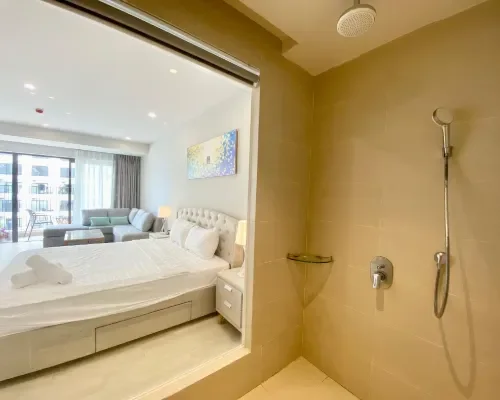 Phòng tắm tại Wise Stay Gold Coast Nha Trang