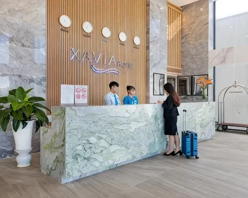Sảnh và khu đón khách tại Xavia Hotel Nha Trang