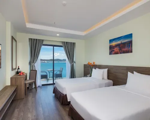 Phòng nghỉ tại Xavia Hotel Nha Trang – góc 5