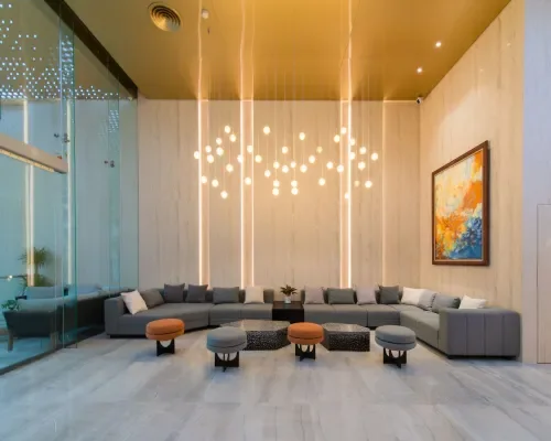 Sảnh khách sạn tại Zenia Boutique Hotel Nha Trang