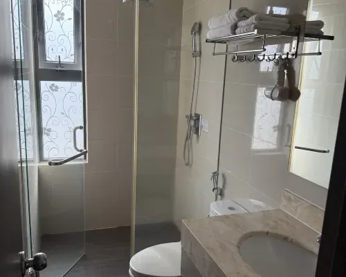 Phòng tắm tại Zenia Boutique Hotel Nha Trang