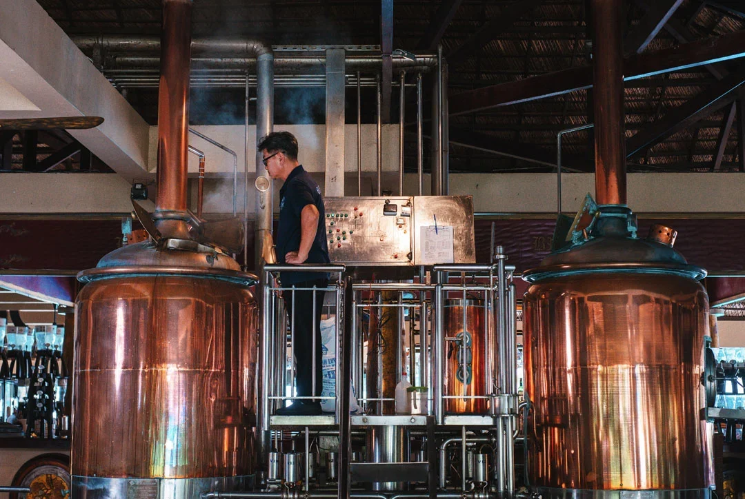 Hệ thống nấu bia tại Louissiane Brewhouse