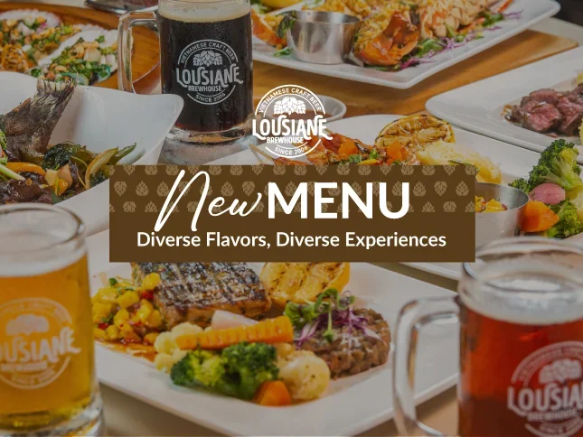 Hình giới thiệu thực đơn Louissiane Brewhouse